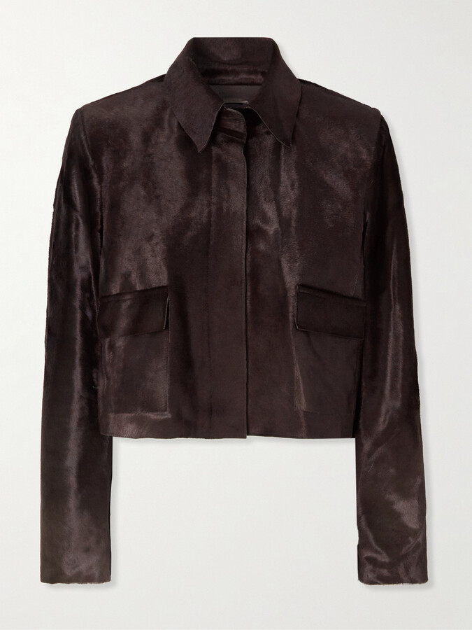 Nour Hammour Bleeker Cow Hair Jacket - Brown