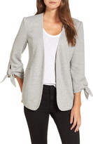 Thumbnail for your product : Olivia Moon Tie Sleeve Knit Blazer