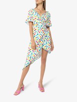 Thumbnail for your product : All Things Mochi Camila Spotted Wrap Dress