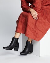 Thumbnail for your product : Spurr Women's Black Heeled Boots - Wells Ankle Boots - Size 5 at The Iconic