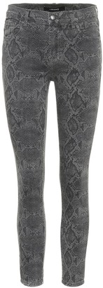 J Brand 835 Cropped Mid-Rise Skinny Jeans