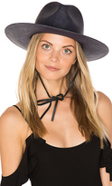 Thumbnail for your product : Janessa Leone Morgan Short Brimmed Panama