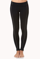 Thumbnail for your product : Forever 21 Reflective Skinny Workout Leggings