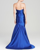 Thumbnail for your product : Badgley Mischka Gown - Strapless Satin Mermaid