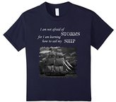 Thumbnail for your product : Kids Unafraid to Sail My Ship Inspirational Quote Sailing T-Shirt 4