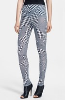 Thumbnail for your product : McQ Print Houndstooth Leggings