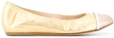 Thumbnail for your product : Lanvin Metallic Toe-Capped Ballerina Shoes