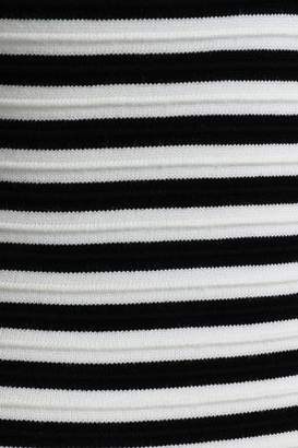 Milly Striped Jacquard-knit Midi Dress