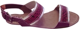 Thumbnail for your product : Maloles Purple Leather Sandals