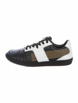Thumbnail for your product : Versace Medusa Insignia Leather Sneakers Black