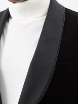 Thumbnail for your product : Ralph Lauren Purple Label Cotton-velvet Tuxedo Jacket