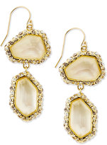 Thumbnail for your product : Alexis Bittar Crystal-Encrusted Mother-of-Pearl Earrings