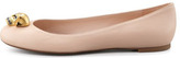 Thumbnail for your product : Alexander McQueen Skull-Toe Ballerina Flat, Nude