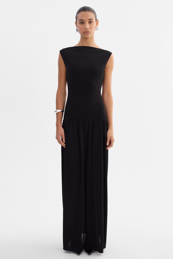LAMARQUE Hanna | Knit Drop Waist Maxi Dress
