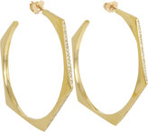 Thumbnail for your product : Jennifer Meyer Diamond Large Hexagonal Hoop Earrings