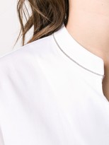 Thumbnail for your product : Peserico Relaxed-Fit Brass-Embellished Blouse