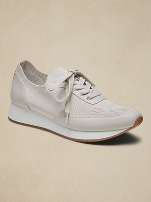 Banana Republic Recycled Knit Sneaker - ShopStyle