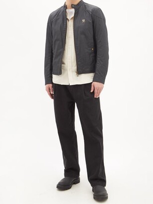 Belstaff Kelland Waxed-cotton Harrington Jacket - Black - ShopStyle  Outerwear