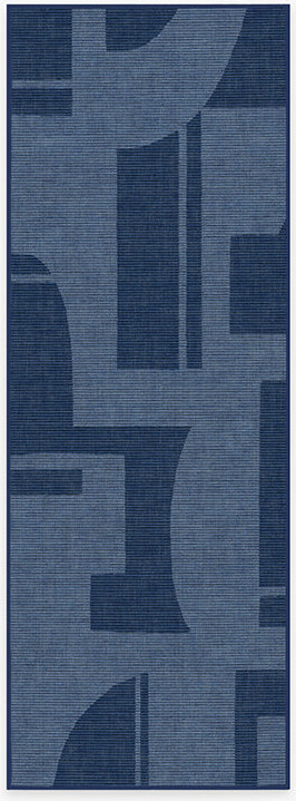 Ruggable Bodin Ink Blue Outdoor Rug