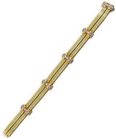 Thumbnail for your product : Stephanie Windsor Vintage 18K Yellow Gold & Diamond Flexible Serpentine-Link Bracelet