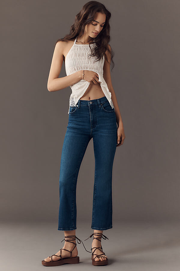 Frame The Reboot Crop Mid-Rise Bootcut Jeans