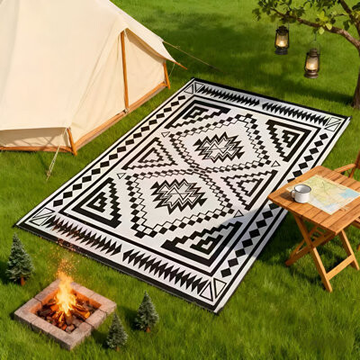 Winston Porter Outdoor RugReversible Outdoor Rug With Carry Bag