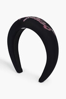 Thumbnail for your product : MM6 MAISON MARGIELA Logo-print stretch-jersey headband