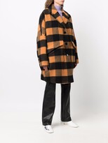 Thumbnail for your product : MM6 MAISON MARGIELA Checked Single-Breasted Coat