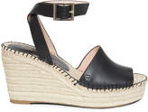 Thumbnail for your product : Kate Spade felipa leather wedge espadrilles
