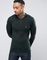 Thumbnail for your product : ASOS Muscle Fit Knitted Polo With Logo In Merino Wool