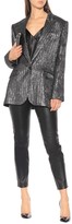 Thumbnail for your product : Isabel Marant Datja metallic silk-blend blazer