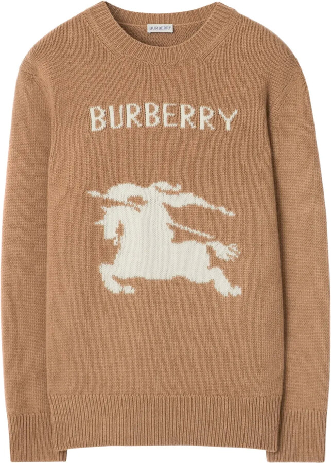 Burberry Equestrian-Knight Wool-Blend Sweater