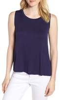 Thumbnail for your product : Bobeau Pleat Back Tank Top