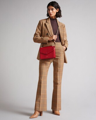 Medium leather envelope cross body bag Clearance