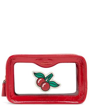 Anya Hindmarch Cherries Leather make-up bag