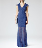 Thumbnail for your product : Reiss Ambrosia FLORAL LACE MAXI DRESS