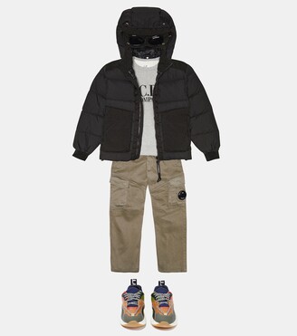 ジャケット・アウター C.P. Company Taylon Mixed Goggle Jacket C.P Company | Taylon L Mixed Goggle Jacket In Oceana | EQVVS Menswear