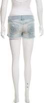 Thumbnail for your product : Siwy Mid-Rise Mini Shorts