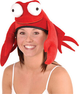 Beachcrest Home Plush Crab Hat - Pack of 6