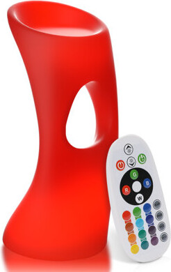 MoNiBloom Outdoor LED Light Up Rechargeable Bar Stool Party Stool 16 ...