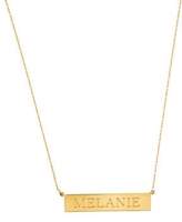 Thumbnail for your product : Jennifer Meyer 18K Nameplate Necklace