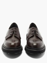 Thumbnail for your product : Adieu Chunky-sole Leather Derby Shoes - Dark Brown