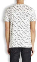 Thumbnail for your product : Oliver Spencer Lightning print cream T-shirt