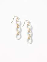 Thumbnail for your product : Old Navy Marbled Linear Drop Earrings For Women