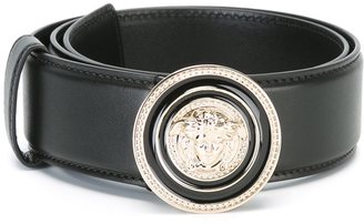 Versace round Medusa belt