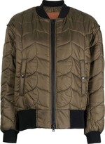 Quilted Bomber Jacket 