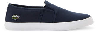 Lacoste Navy Canvas Slip-On Shoes