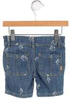 Thumbnail for your product : Paul Smith Junior Boys' Patterned Denim Shorts w/ Tags