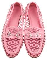 Thumbnail for your product : Gucci Cutout Horsebit Loafers