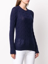 Thumbnail for your product : Ralph Lauren Collection Cable Knit Cashmere Jumper